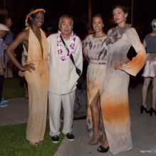 Izukura with University of Hawaii models, 2012